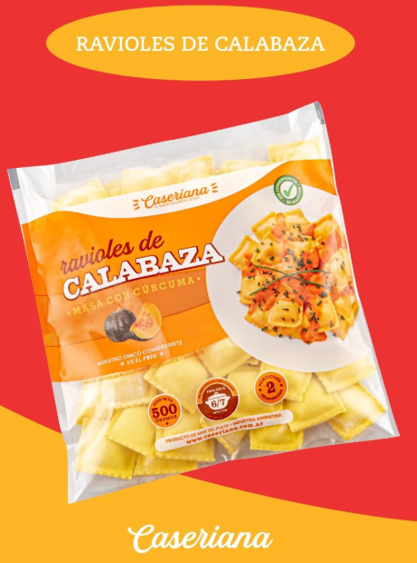 Ravioles de calabaza